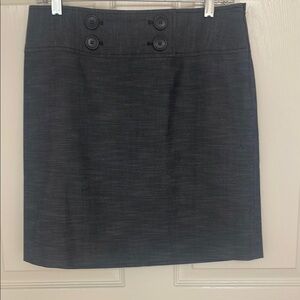 LOFT Button-Accent Pencil Skirt size 6